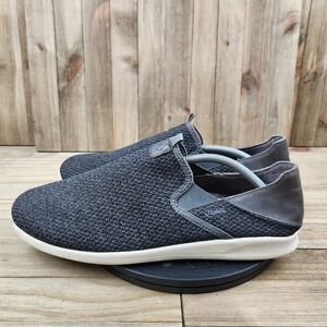 Mens OluKai 'Alapa size 12 Slip On Sneakers Dark Gray Mesh Shoes